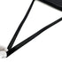 HERMES LYDIE BLACK BOXCALF CLUTCH SHOULDER BAG 1985 CIRCLE O GOLD HARDWARE 90319684