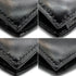 HERMES LYDIE BLACK BOX CALF CLUTCH SHOULDER BAG 1987 CIRCLE Q GOLD HARDWEAR 90341425
