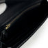 HERMES LYDIE BLACK DOBLIS CLUTCH SHOULDER BAG 1976 CIRCLE F GOLD HARDWARE 90325346