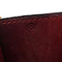 HERMES LYDIE ROUGE H BOX CALF CLUTCH SHOULDER BAG 1985 CIRCLE O GOLD HARDWARE 90335792
