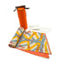 HERMES MAXI TWILLY SCARF CUT CAVALCADOUR A CHEVAL ORANGE SILK 90348512