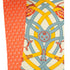 HERMES MAXI TWILLY SCARF CUT CAVALCADOUR A CHEVAL ORANGE SILK 90348512