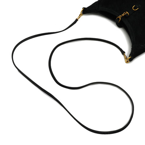 HERMES MINIMINI TRIM BLACK DOBLIS SHOULDER BAG 1991 CIRCLE U GOLD HARDWARE 90348523