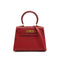 HERMES MINI KELLY 20 ROUGE COUCHVEL HAND SHOULDER BAG 1995 CIRCLE Y GOLD HARDWARE 90233732