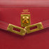 HERMES MINI KELLY 20 ROUGE COUCHVEL HAND SHOULDER BAG 1995 CIRCLE Y GOLD HARDWARE 90233732
