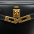 HERMES MINI KELLY 20 SELLIER BLACK BOX CALF SHOULDER BAG 1973 CIRCLE C GOLD HARDWARE 90331863