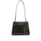 HERMES MINI KELLY 20 SELLIER GRAPHITE CROCODILE NILOTICUS SHOULDER BAG 2008 SQUARE L PALLADIUM HARDWARE 90351047