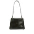 HERMES MINI KELLY 20 SELLIER GRAPHITE CROCODILE NILOTICUS SHOULDER BAG 2008 SQUARE L PALLADIUM HARDWARE 90351047