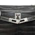 HERMES MINI KELLY 20 SELLIER GRAPHITE CROCODILE NILOTICUS SHOULDER BAG 2008 SQUARE L PALLADIUM HARDWARE 90351047
