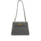 HERMES MINI KELLY 20 SELLIER GRAY BOX CALF SHOULDER BAG 1985 CIRCLE O GOLD HARDWARE 90330701