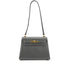 HERMES MINI KELLY 20 SELLIER GRAY BOX CALF SHOULDER BAG 1985 CIRCLE O GOLD HARDWARE 90330701