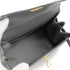 HERMES MINI KELLY 20 SELLIER GRAY BOX CALF SHOULDER BAG 1985 CIRCLE O GOLD HARDWARE 90330701