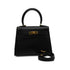 HERMES MINI KELLY 20 SELLIER POUSSIERE MADAME SHOULDER BAG 1993 CIRCLE W PERMABRASS GOLD HARDWARE 90346641