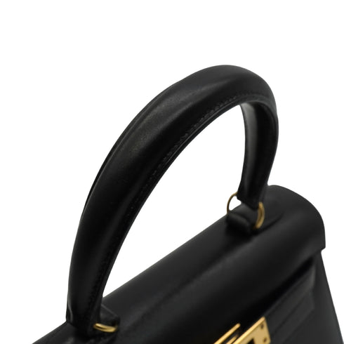 HERMES MINI KELLY 20 SELLIER POUSSIERE MADAME SHOULDER BAG 1993 CIRCLE W PERMABRASS GOLD HARDWARE 90346641
