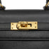 HERMES MINI KELLY 20 SELLIER POUSSIERE MADAME SHOULDER BAG 1993 CIRCLE W PERMABRASS GOLD HARDWARE 90346641