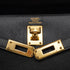 HERMES MINI KELLY 20 SELLIER POUSSIERE MADAME SHOULDER BAG 1993 CIRCLE W PERMABRASS GOLD HARDWARE 90346641