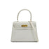 HERMES MINI KELLY 20 WHITE GRAINE HAND SHOULDER BAG 1985 CIRCLE O GOLD HARDWARE 90227517