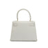 HERMES MINI KELLY 20 WHITE GRAINE HAND SHOULDER BAG 1985 CIRCLE O GOLD HARDWARE 90227517