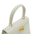 HERMES MINI KELLY 20 WHITE GRAINE HAND SHOULDER BAG 1985 CIRCLE O GOLD HARDWARE 90227517