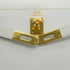 HERMES MINI KELLY 20 WHITE GRAINE HAND SHOULDER BAG 1985 CIRCLE O GOLD HARDWARE 90227517