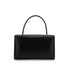 HERMES MODERNIST BLACK BOX CALF HAND BAG 1973 CIRCLE C GOLD HARDWARE 90351079