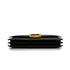 HERMES MODERNIST BLACK BOX CALF HAND BAG 1973 CIRCLE C GOLD HARDWARE 90351079