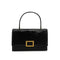 HERMES MODERNIST BLACK CROCODILE ALLIGATOR HAND BAG 1973 CIRCLE C GOLD HARDWARE 90335576