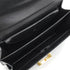 HERMES MODERNIST BLACK CROCODILE ALLIGATOR HAND BAG 1973 CIRCLE C GOLD HARDWARE 90335576