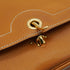HERMES NATURAL COUCHEVEL WOOD SHOULDER BAG 1981 CIRCLE K GOLD HARDWARE 90341433