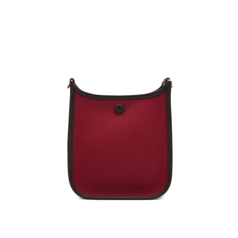 HERMES NEO EVELYNE 16 TPM RUBY BLEU ZANZIBAR ROUGE SELLIER TOILE OFFICIER SWIFT 2024 W STAMP 90331855