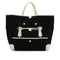 HERMES PASSE PASSE 35 BLACK WHITE TOILE H HAND BAG 2014 SQUARE R 90351636