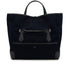 HERMES PASSE PASSE 35 BLUE MARINE BLACK TOILE GOELAND VEAU SWIFT HAND SHOULDER BAG 2014 SQUARE R 90324134