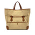 HERMES PASSE PASSE FAUVE TOILE GOELAND HAND BAG 2013 SQUARE Q 90327988