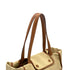 HERMES PASSE PASSE FAUVE TOILE GOELAND HAND BAG 2013 SQUARE Q 90327988