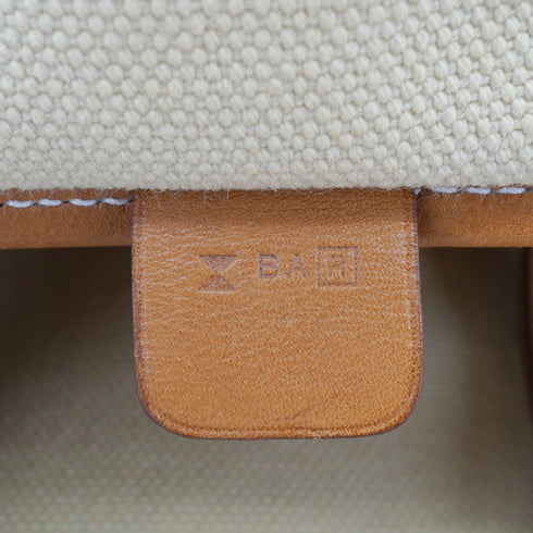 HERMES PASSE PASSE 35 GOLD TOILE GOELAND HAND BAG 2014 SQUARE R 90351096