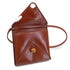HERMES ENVELOPE BRIQUE BOX CALF CLUTCH SHOULDER BAG 1974 CIRCLE D 90348310