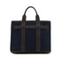 HERMES PETITE CEINTURE PM BLUE INDIGO EBENE VEAU NEGONDA TOILE MILITAIRE TOTE BAG 2006 SQUARE J 90348504