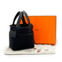 HERMES PICOTIN LOCK 18 PM CARGO POCKET BLACK TOILE GOELAND VEAU SWIFT 2022 U STAMP PALLADIUM HARDWARE 90335823