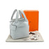 HERMES PICOTIN LOCK 18 PM CARGO POCKET BLUE PALE TOILE GOELAND VEAU SWIFT 2024 W STAMP PALLADIUM HARDWARE 90328904