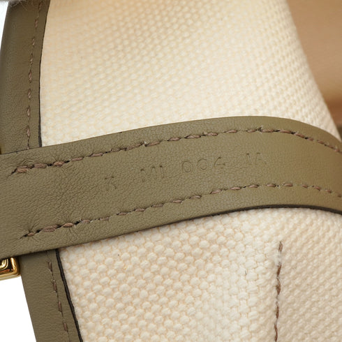 HERMES PICOTIN LOCK 18 PM CARGO POCKET ETOUPE BEIGE MARFA TOILE GOELAND VEAU SWIFT 2025 K STAMP GOLD HARDWARE 90339156