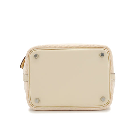 HERMES PICOTIN LOCK 18 PM CARGO POCKET NATA TOILE GOELAND VEAU SWIFT 2021 Z STAMP PALLADIUM HARDWARE 90334299