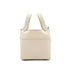 HERMES PICOTIN LOCK 18 PM CARGO POCKET NATA TOILE GOELAND VEAU SWIFT 2022 U STAMP PALLADIUM HARDWARE 90321151