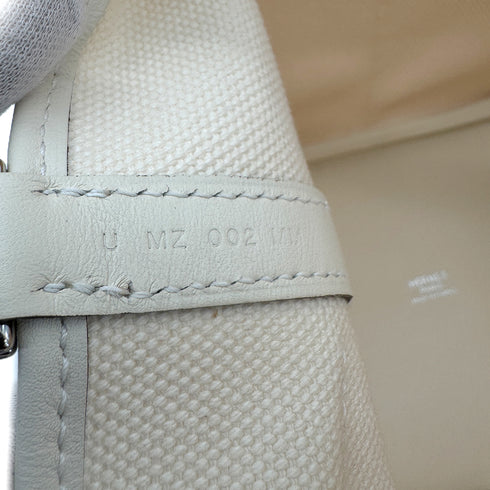 HERMES PICOTIN LOCK 18 PM CARGO POCKET NATA TOILE GOELAND VEAU SWIFT 2022 U STAMP PALLADIUM HARDWARE 90321151