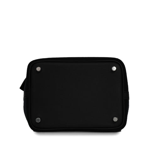 HERMES PICOTIN LOCK 18 PM CARGO POCKET NAVY BLACK TOILE GOELAND VEAU SWIFT 2026 G STAMP PALLADIUM HARDWARE 90346639