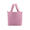 HERMES PICOTIN LOCK PM MAUVE SYLVESTRE TAURILLON CLEMENCE HAND BAG 2023 B STAMP PALLADIUM HARDWARE 90346643
