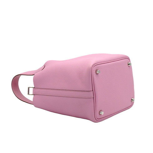 HERMES PICOTIN LOCK PM MAUVE SYLVESTRE TAURILLON CLEMENCE HAND BAG 2023 B STAMP PALLADIUM HARDWARE 90346643