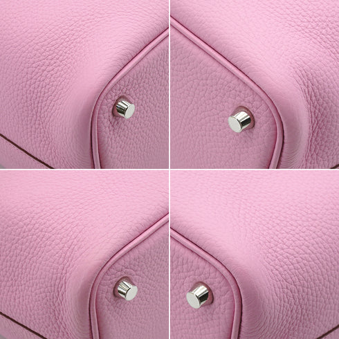 HERMES PICOTIN LOCK PM MAUVE SYLVESTRE TAURILLON CLEMENCE HAND BAG 2023 B STAMP PALLADIUM HARDWARE 90346643