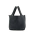 HERMES PICOTIN PM BLACK DALMATIAN BUFFLE SKIPPER HAND BAG 2003 SQUARE G PALLADIUM HARDWARE 90324284