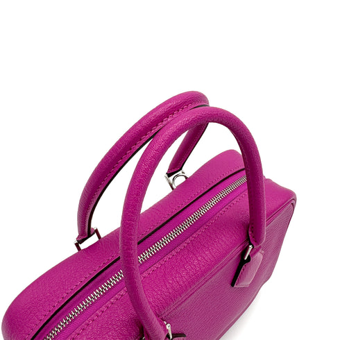HERMES PLUME2 MINI ROSE PURPLE CHEVRE HAND SHOULDER BAG 2017 A STAMP PALLADIUM HARDWARE 90323192