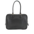 HERMES PLUME 28 BLACK BOX CALF HAND BAG 1968 X STAMP GOLD HARDWARE 90334493